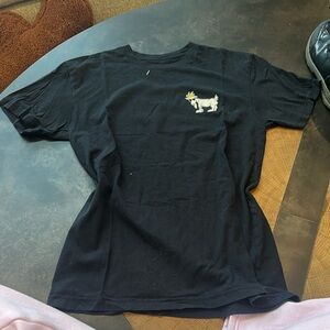 GOAT USA AdultLacrosse T-Shirt size SMALL Black